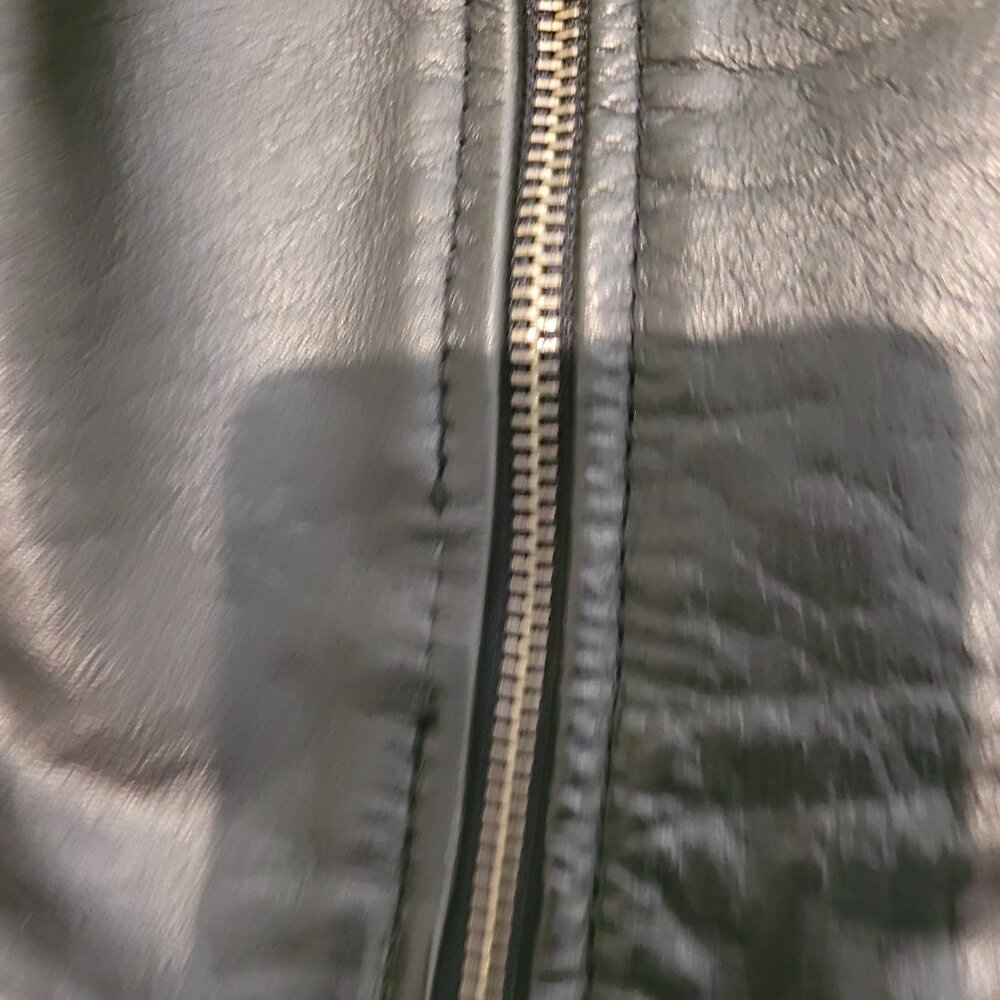 Mens Leather Coat - Picture 2 of 7